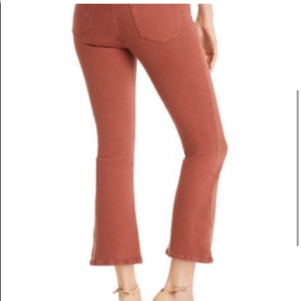 Anthropologie DL1961 Bridget Cropped Mid Rise Sculpt Boot Jeans in Cozumel 27 - Picture 4 of 13